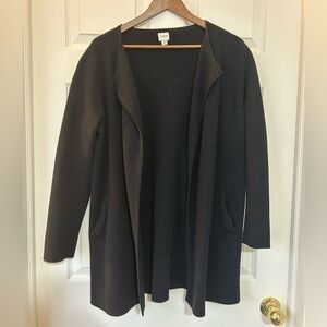 JCrew Vanessa Coatigan Sweater Black